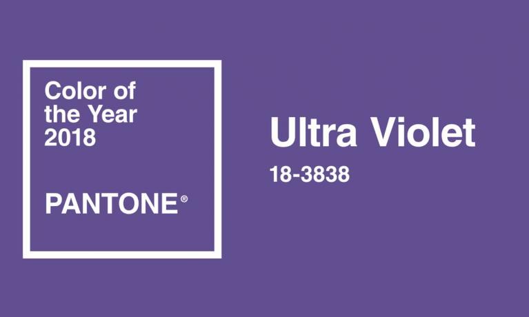 Ultra Violet è il colore dell'anno 2018