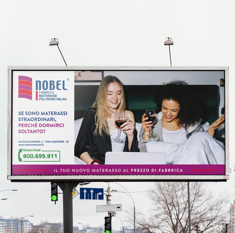 Metropolitan adv - La nostra campagna per Nobel Materassi